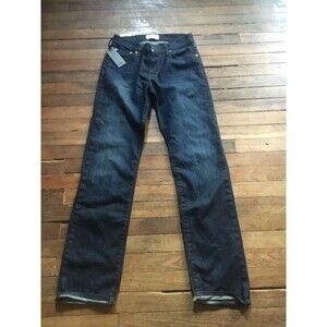 NEW USA Made Baldwin $228 Brennan Modern Straight Blue Stretch Jeans 29 X 34 Men